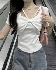 リボン Tシャツ