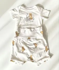 H&M ディズニー　プーさん　ベビー服2点セット　62サイズ