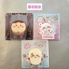 ちいかわ アクリルシーンクリップビスケット くりまんじゅう モモンガ ラッコ