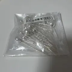パールヘアピン セット シルバー