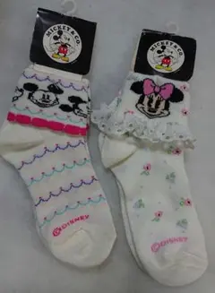 ミニーちゃん靴下二足セット