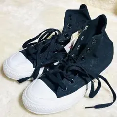 タグ付き　スニーカー　コンバース オールスター ハイカット　ブラック　23㎝