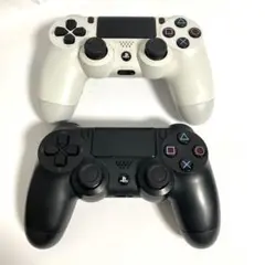 DUALSHOCK4 コントローラー ブラック ホワイト CUH-ZCT1J