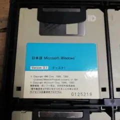 Windows3.1とPC DOS J6.1V その他ドライバーディスクセット