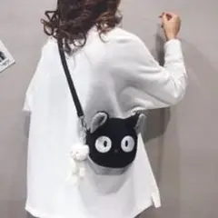 【新品・未使用】魔女の宅急便 ジジ風ショルダーバッグ 黒猫 ポシェット ジブリ