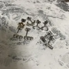 ピアス　まとめ売り　両耳用3セット　片耳用2つ