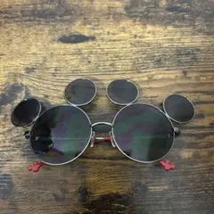 ミッキーマウス サングラス ダークグレー　レンズ