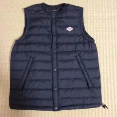 美品☆DANTONダウンベスト38 ネイビー - メルカリ