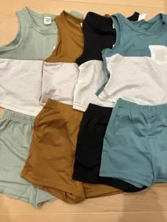 SHEIN タンクトップ＆ショートパンツセット 9-12M
