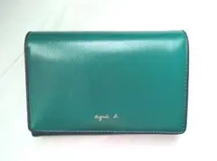 agnes b. (アニエスベー)二つ折り財布 グリーン/送料無料のサムネイル