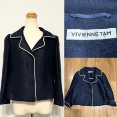 VIVIENNE TAM ヴィヴィアンタム　ジャケット　ネイビーのサムネイル