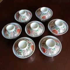 色絵 線描き捻り紋図 油壷 三点】古伊万里 - メルカリ
