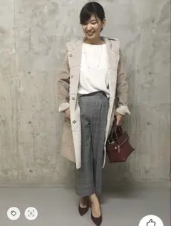 COLLAGE GALLARDAGALANTE リバーシブルフェイクファーコート