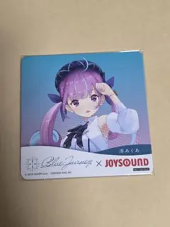 ホロライブ JOYSOUND みるハコ アクリルコースター　2点　湊あくあ ホロライブ JOYSOUND みるハコ アクリルコースター 2点 湊あくあ