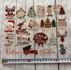 250 Xmas 小さなもの セット 転写シート
