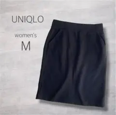 UNIQLO レディース タイトスカート M ブラック シンプル フォーマル