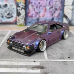 トミカ改造 シルエイティ 限定色 紫 プレミアム☆深リム ☆ホット