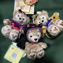 ハロウィンコスチューム　ダッフィー　シェリーメイ ぬいぐるみストラップ　セット