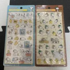 PEANUTS BONBON DROP スヌーピーシール2枚セット