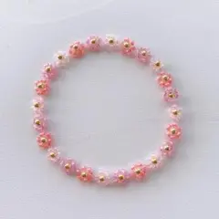 No.718【ハンドメイド】ビーズブレスレット