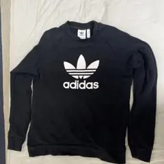 adidas Originals トレフォイル スウェット ブラックのサムネイル