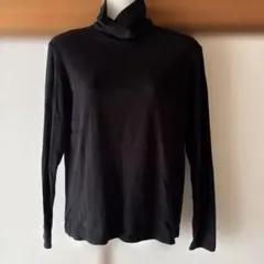 UNIQLO 유니클로 터틀넥 긴 소매 양털 히트 테크 블랙 M