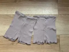 コットン100% オーガニックコットン キッズ 1分丈スパッツ