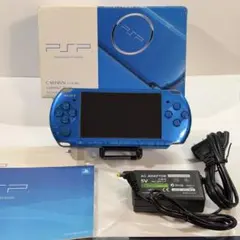 【極美品‼︎】SONY PSP-3000 バイブラントブルー 箱付きセット‼︎