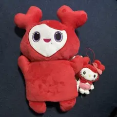 TWICE ぬいぐるみパペット＆サンリオマスコット　チェヨン　GIGO限定　２点