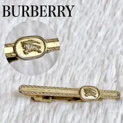 希少 BURBERRY バーバリー ホースロゴ ゴールド 金 ネクタイピン