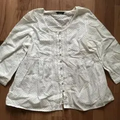 ジャーナルスタンダード ボタン 刺繍　ブラウス