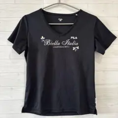 FILA Tシャツ M ブラック　半袖　Tシャツ