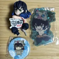 鬼滅の刃　嘴平伊之助　無限列車フィギュア　アクリルスタンドキーホルダー