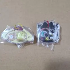 サンリオキャラクターズ パッケージチャーム　ポムポムプリン　ばつ丸くん