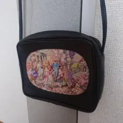 刺繍デザインショルダーバッグ