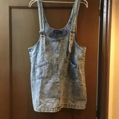 デニム サロペット ジャンパースカート