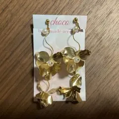 ブライダル イヤリング ヘアピンセット