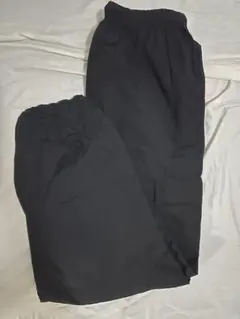 黒 ナイロン ワークパンツ Lサイズ