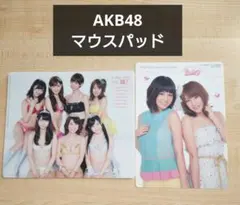 AKB48 マウスパッド 2点セット 2012 神7 水着 前田敦子 高橋みなみ