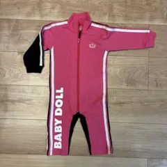 BABY DOLL ピンク色ロンパース