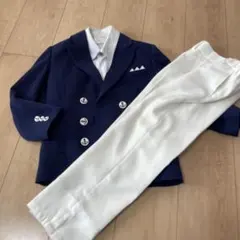 フォーマルスーツ ネイビー ダブルブレスト 120㎝