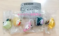 サンリオキャラクターズ～なりきりまん～ めじるしアクセサリー　セミコンプ5点