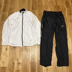 ほぼ新品　送料無料　ミズノ　ウインドブレーカー 上下　XL セット