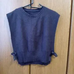 ニットベスト Fサイズ レーヨン混