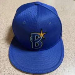 NEW ERA 59FIFTY 青色キャップ 7 5/8 横浜ベイスターズ