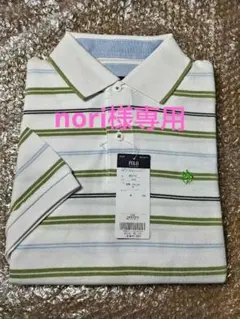 POLO ストライプ 半袖ポロシャツ Mサイズ