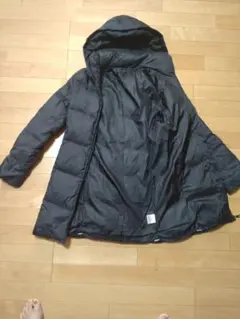【clear】クリア　黒 ダウンジャケット フード付き サイズ36