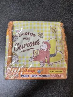 おさるのジョージ ペイントツインマーカー 60本セット 淡色