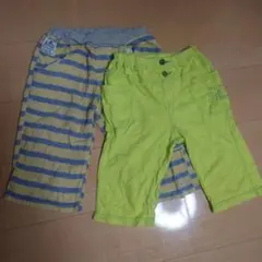 130 ハーフパンツ　2枚セット　2枚組　FOKIDS ラグマート