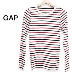 GAP ギャップ　トリコロールカラー長袖カットソー 春夏コーデ